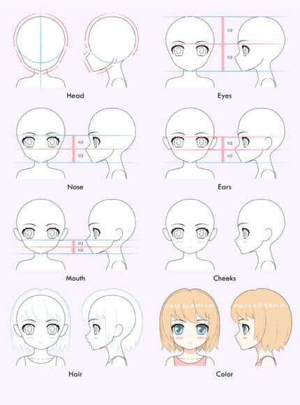 Cách vẽ cô gái cho người mới học vẽ