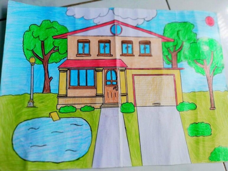 Cách vẽ ngôi nhà hiện đại