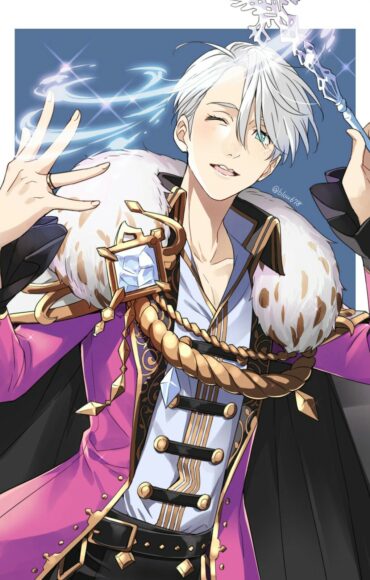 hình ảnh anime nam tóc trắng cực đẹp