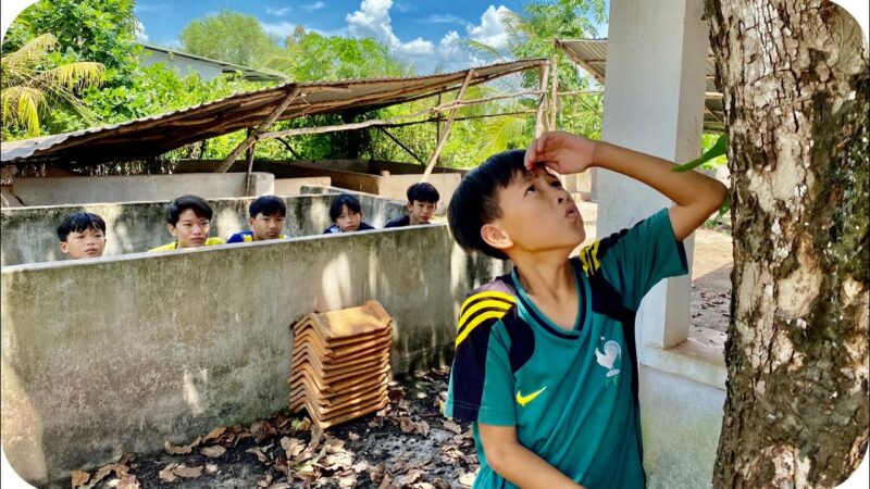 hình Anh Ba Phải TV trốn tìm ở nhà hoang