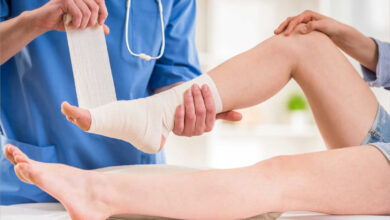 Hình ảnh bó chân