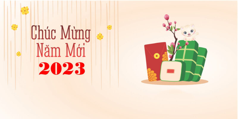 Hình ảnh chúc mừng năm mới 2023 dễ thương
