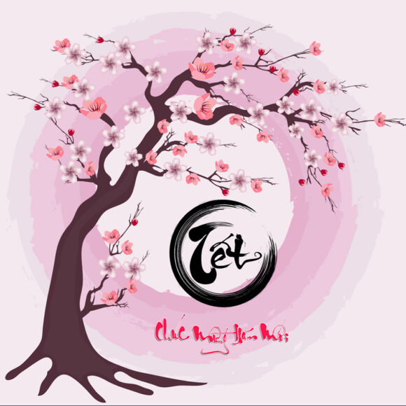 Hình ảnh chúc mừng năm mới 2023 đẹp màu sắc nhẹ nhàng