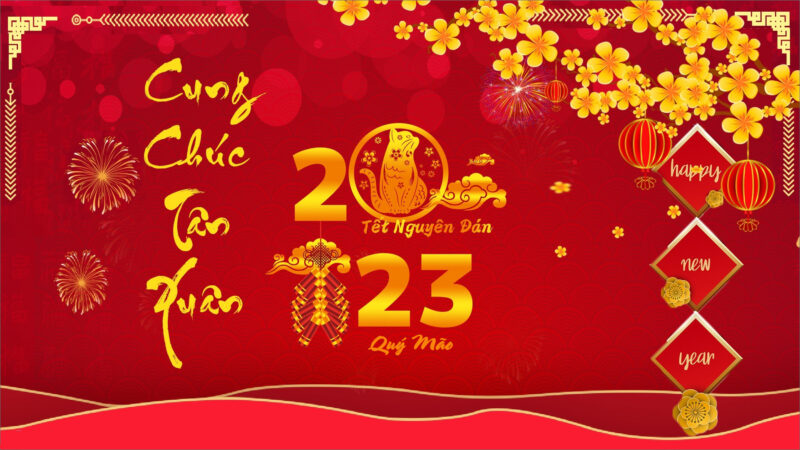 Hình ảnh chúc mừng năm mới 2023 Quý Mão