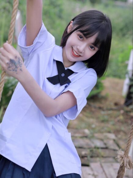 Hình ảnh Gái K7, K8, 2K7, 2K8 tóc ngắn