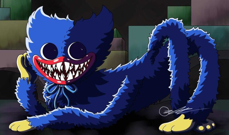 Hình ảnh Huggy Wuggy kinh dị