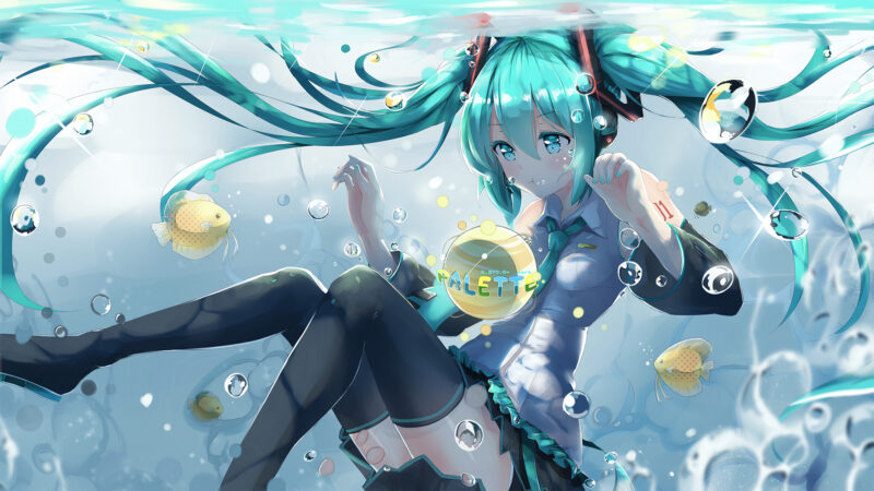 hình ảnh Miku trong nước