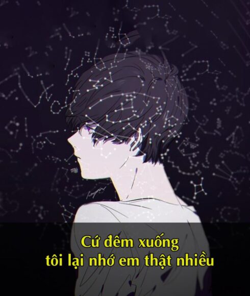 hình ảnh nhớ người yêu khi đêm xuống