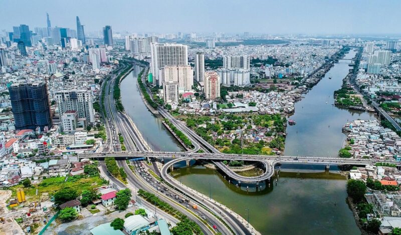 Hình ảnh thành phố Hồ Chí Minh chụp ảnh từ trên cao trọn view thành phố
