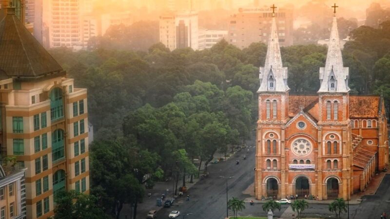 Hình ảnh thành phố Hồ Chí Minh nhà thờ Đức Bà cổ
