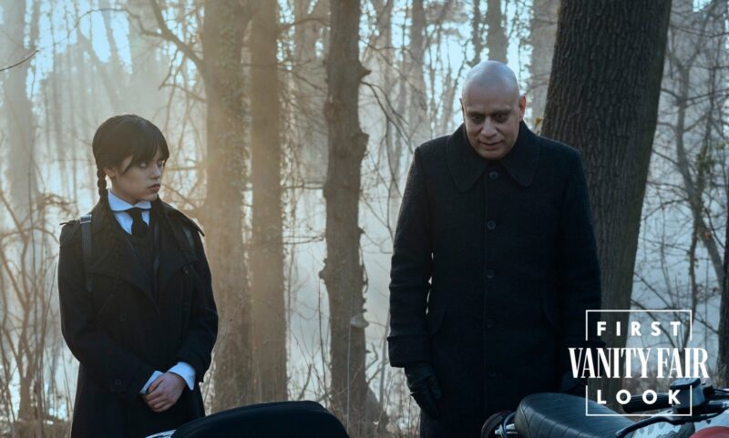 Hình ảnh Wednesday Addams trong rừng