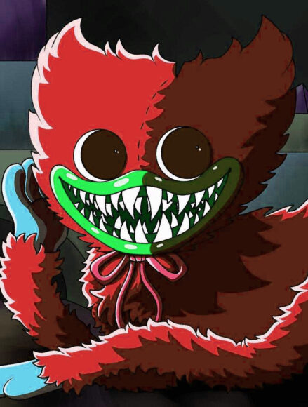 hình Huggy Wuggy màu đỏ