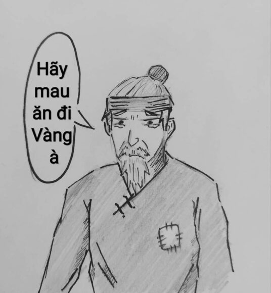 hình lão Hạc buồn