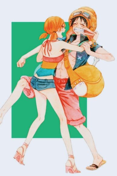Hình Nami và Luffy