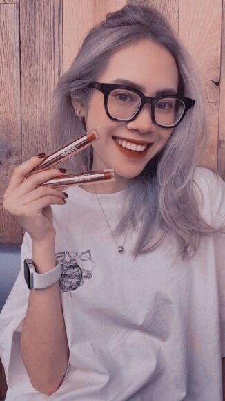 hình Ngọc Matcha cười tươi