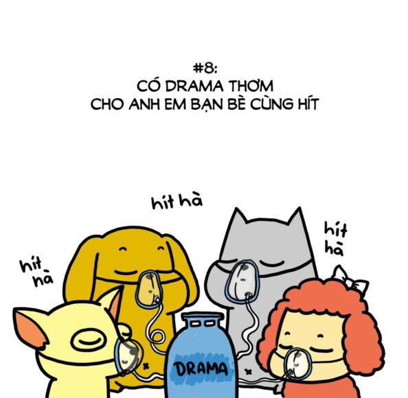 hình nhây cùng hít drama
