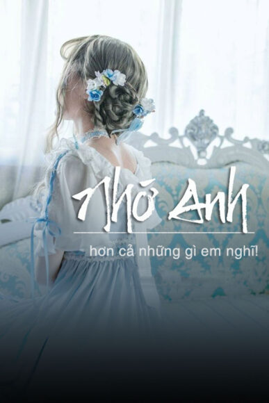 hình nhớ người yêu da diết