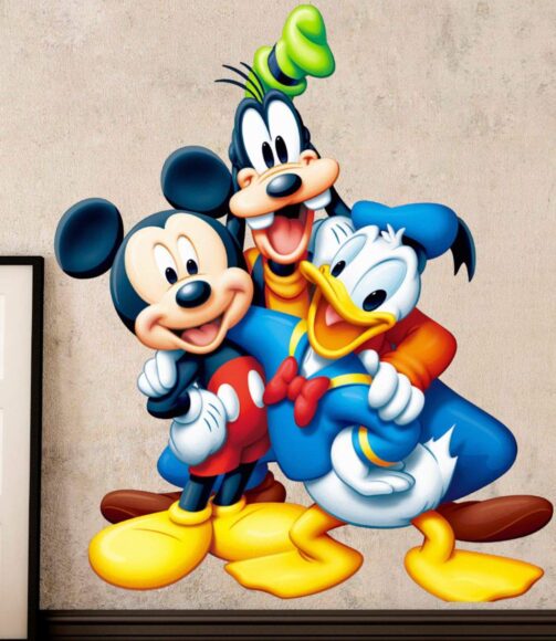 Hình nhóm hoạt hình chuột Mickey và vịt Donal