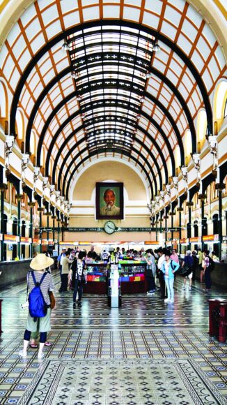 Hình thành phố Hồ Chí Minh bưu điện thành phố