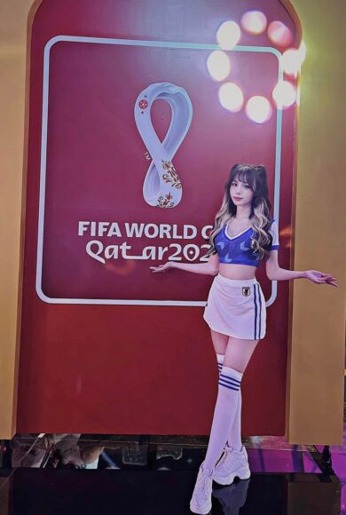Hot girl World Cup 2022 mê đội tuyển Nhật Bản