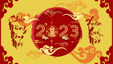 Thiệp chúc mừng năm mới Tết 2023 Quý Mão