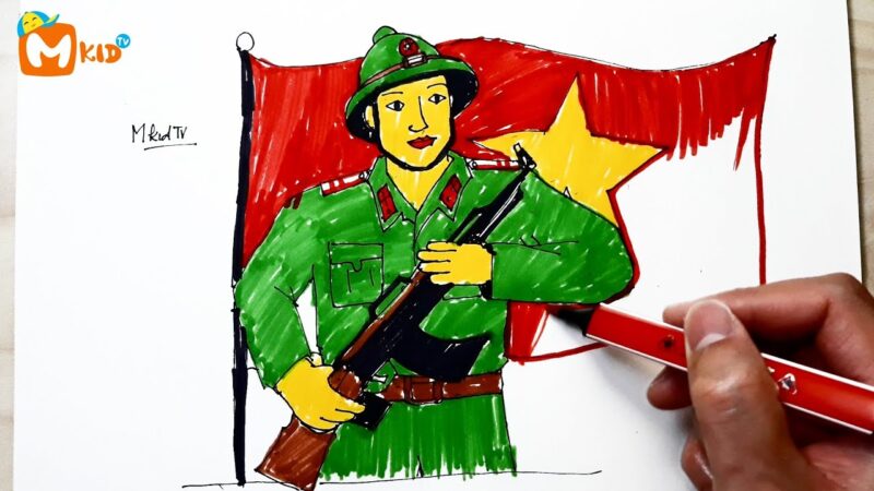 Vẽ tranh 22 12 đơn giản