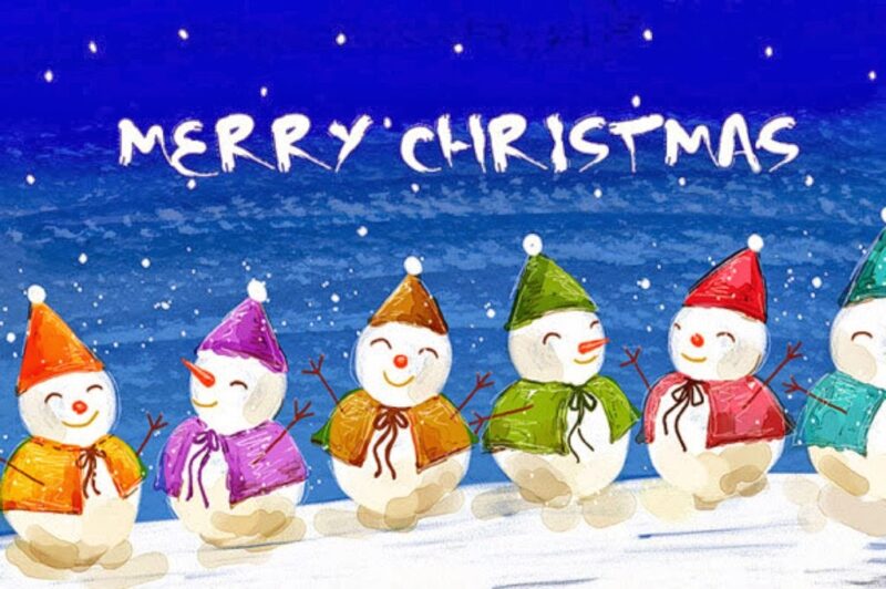 Vẽ tranh Giáng Sinh đơn giản dễ thương