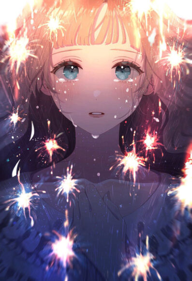 Hình ảnh buồn nữ anime đang khóc