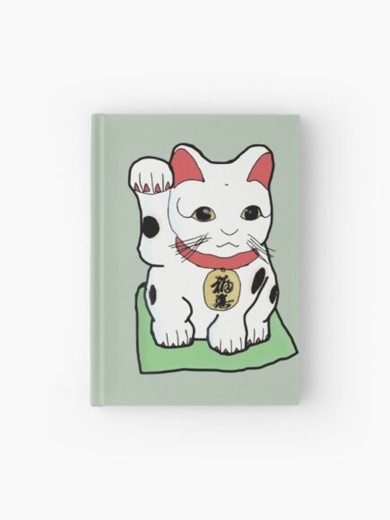 Vẽ con mèo Tết in trên bìa sách