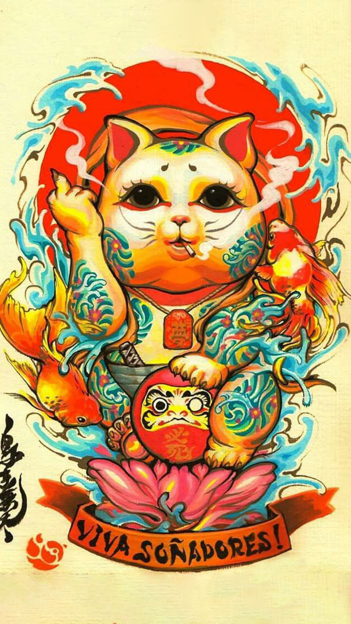 99+ Vẽ Mèo Thần Tài Đẹp Nghinh Rước Tài Lộc Vào Nhà