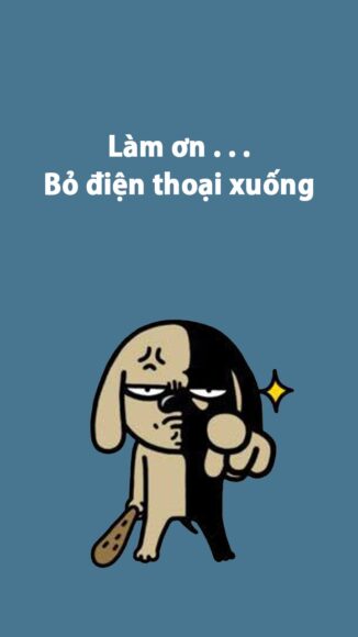 ảnh nền điện thoại chất chú chó tức giận