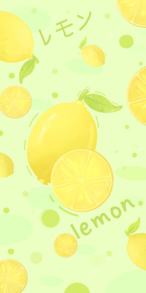 ảnh nền điện thoại đơn giản quả chanh dễ thương
