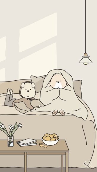 hình nền điện thoại iPhone Hàn Quốc đẹp màu xám