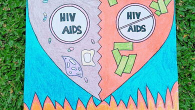 Vẽ tranh phòng chống HIV AIDS