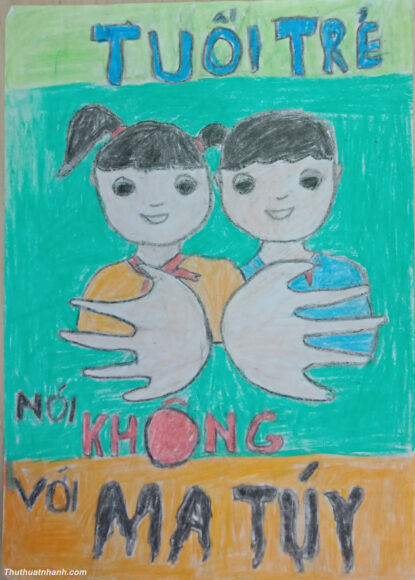 Vẽ tranh phòng chống ma túy có hại
