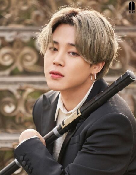 Ảnh Jimin để tóc 2 mái