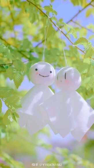 ảnh nền cây và hình nộm cầu mưa