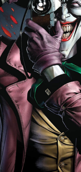 ảnh nền cho màn hình đục lỗ joker cười gian