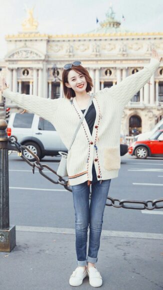 Ảnh Triệu Lệ Dĩnh đời thường tự nhiên