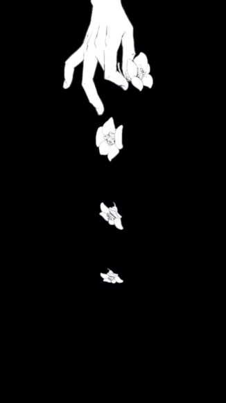 hình ảnh chia buồn tang lễ bàn tay thả hoa hồng rơi xuống