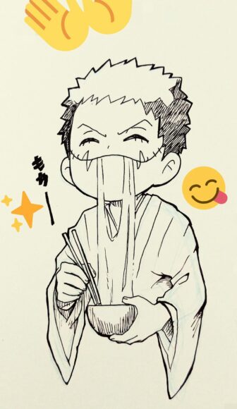 hình ảnh katakuri vẽ bằng bút chì