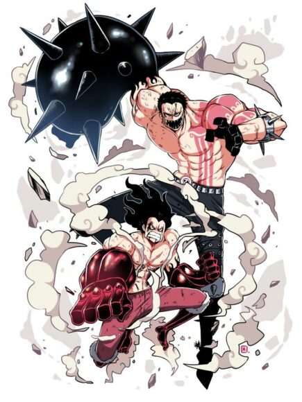 hình katakuri và Luffy gear 4