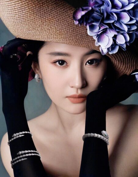 hình Lưu Diệc Phi làm đại sứ thương hiệu