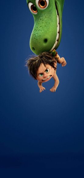 hình nền cho màn hình đục lỗ khủng long và người bạn