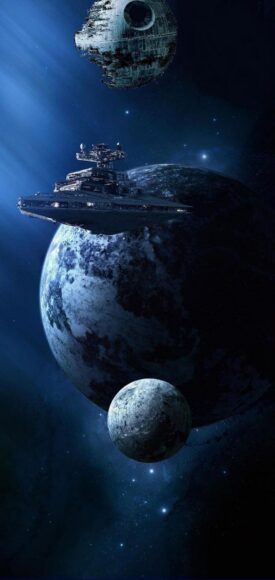 Hình nền cho màn hình đục lỗ ở giữa điện thoại