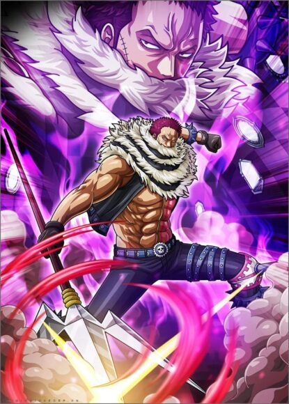 hình nền katakuri cầm vũ khí