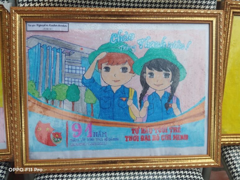 tranh vẽ 26 3 kỷ niệm 91 năm ngày thành lập