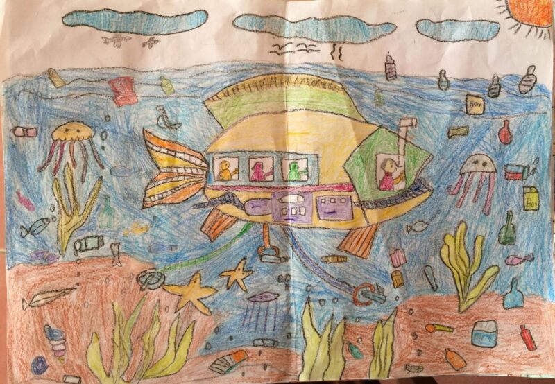 tranh vẽ những phát minh kỳ diệu bằng bút chì màu đơn giản nhất