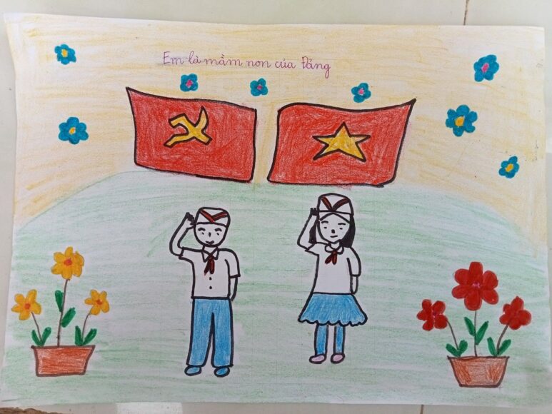 Vẽ tranh 26 3 đơn giản nhất của học sinh