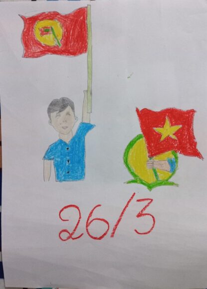 Vẽ tranh 26 3 siêu đơn giản của lớp 5